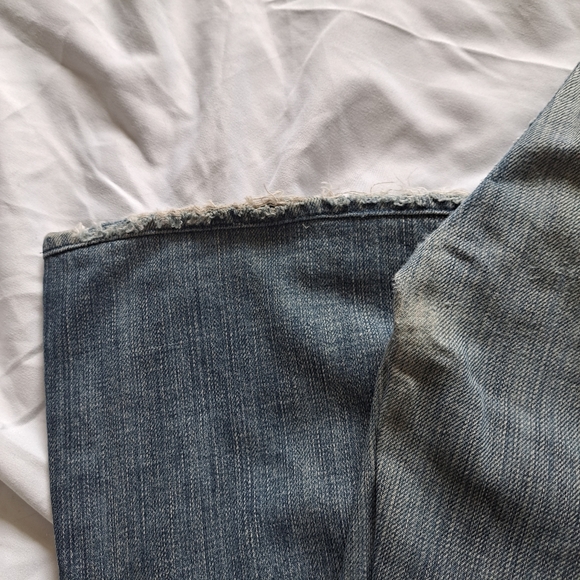 🔴3/$15 7 for all mankind | Womens light blue distressed boot cut jean 26 - Picture 6 of 16
